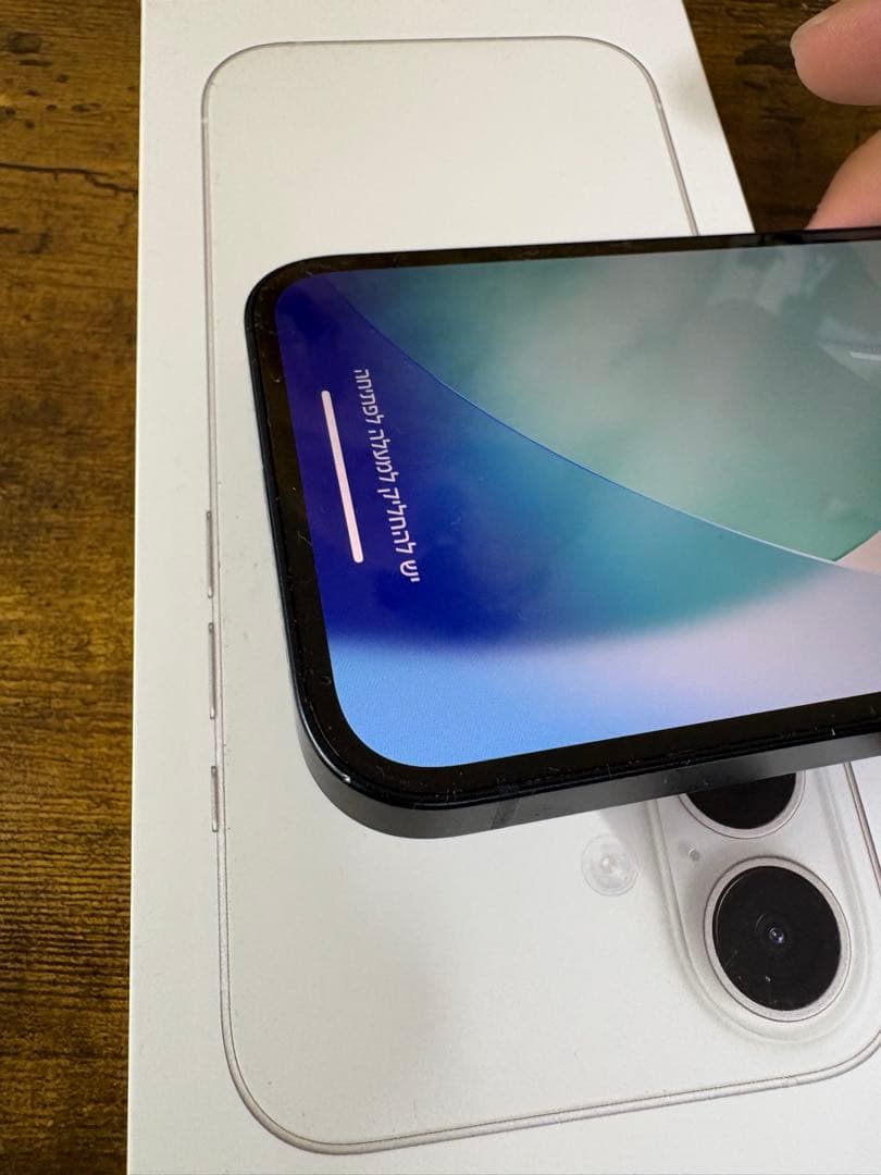 iPhone 13 128GB ブラック SIMフリー 傷あり バッテリー78%