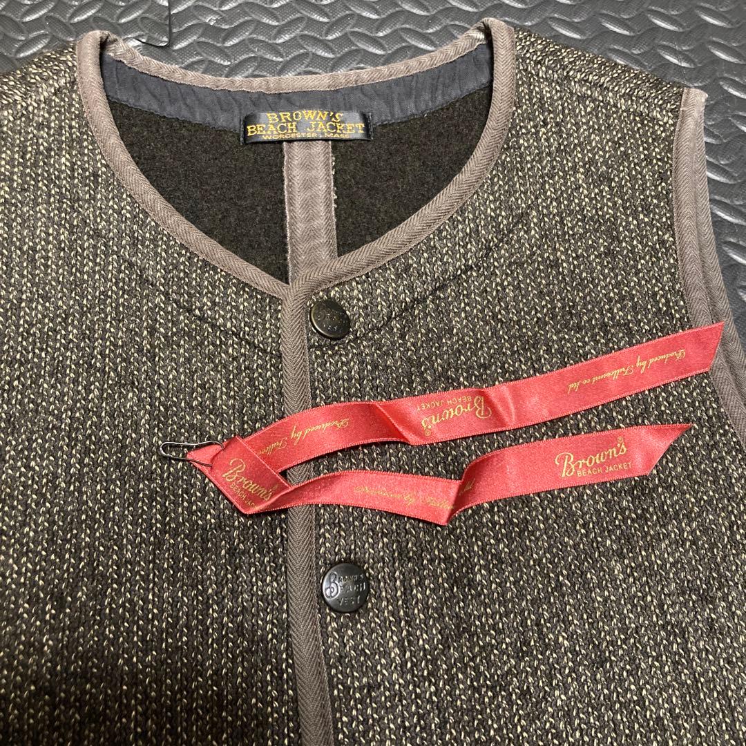 BROWNA'S BEACH JACKET ウールベスト