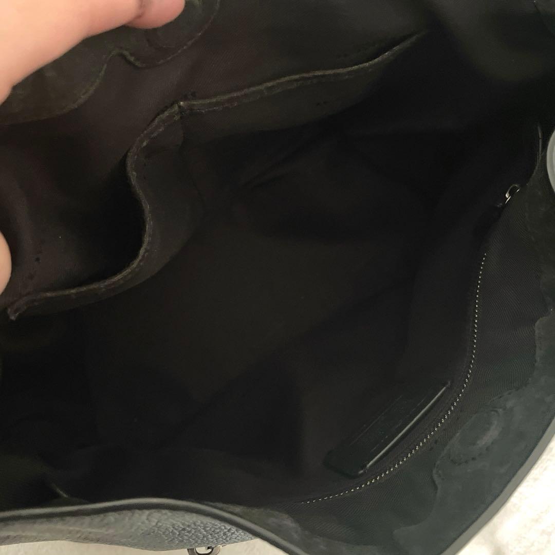 COACH クラークソン ホーボー 紺 24947 2way ショルダーバッグ