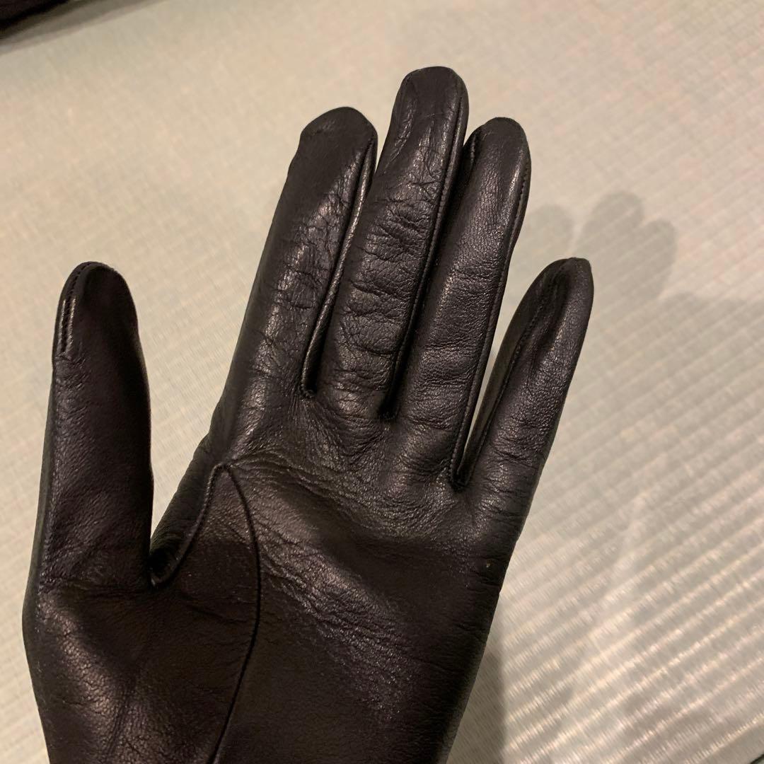John Galliano ブラック手袋 サイズ7