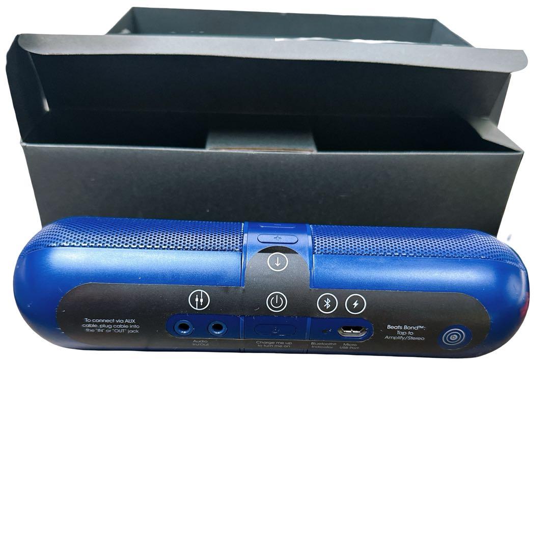 【バッテリー新品交換】beats pill ブルー　スタンドフィギュア