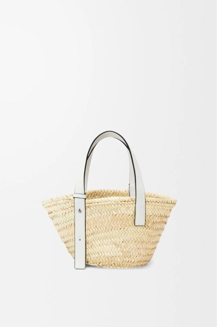LOEWE ロエベ　バスケットバッグ　スモール　ホワイト