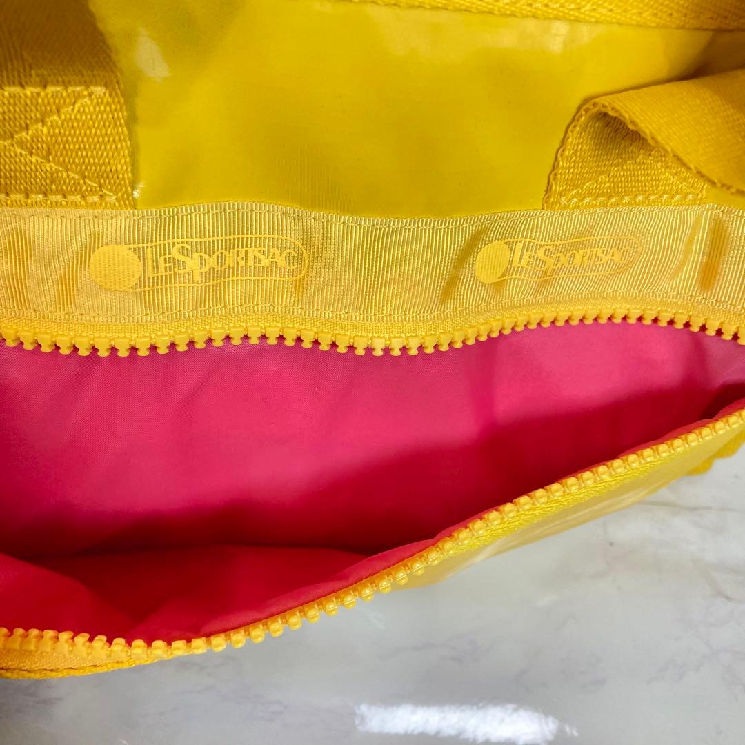 レスポートサック　ひとりっぷ　バイクボストン　ショルダーバッグ　イエロー