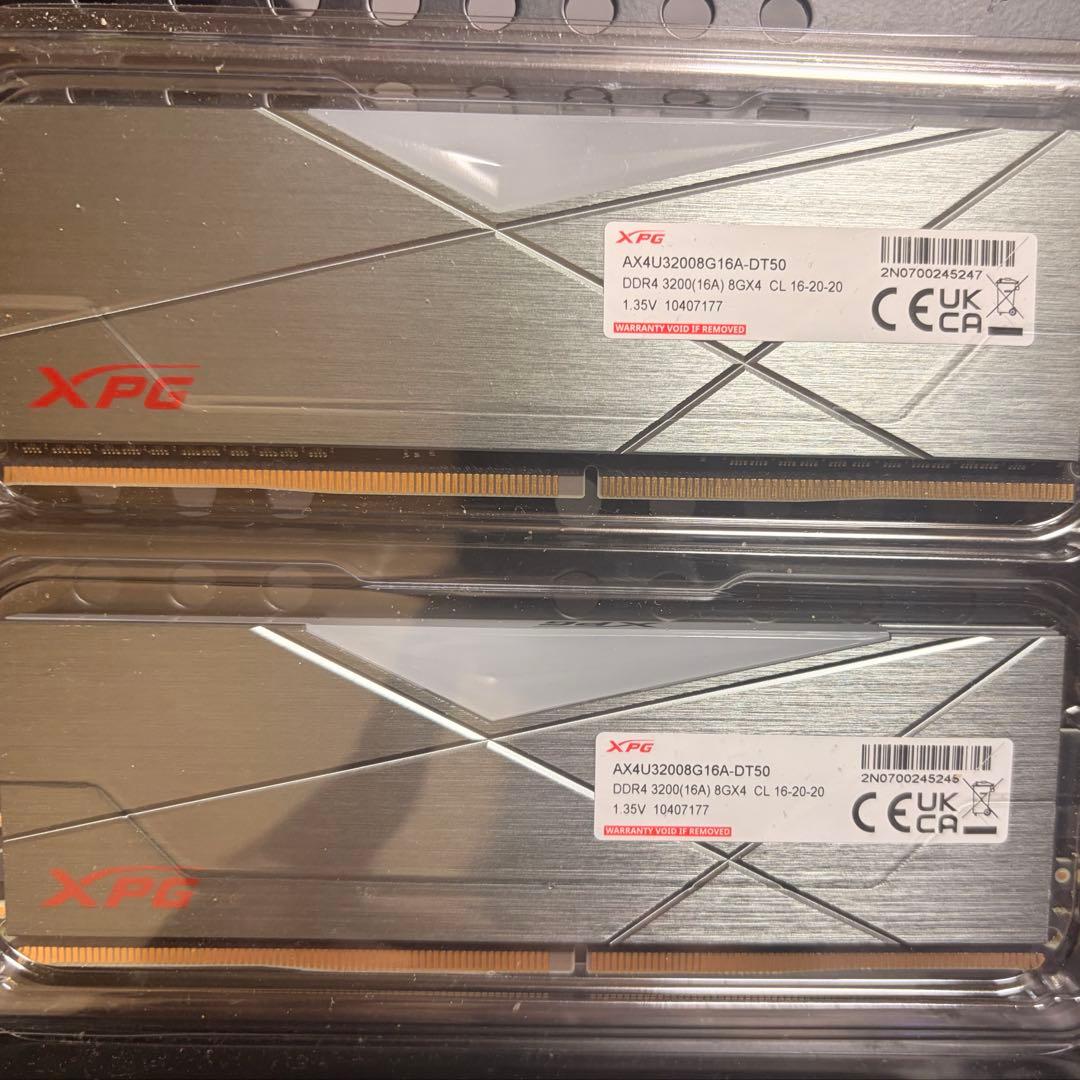 XPG DDR4 3200 AX4U32008G (8GB×2)