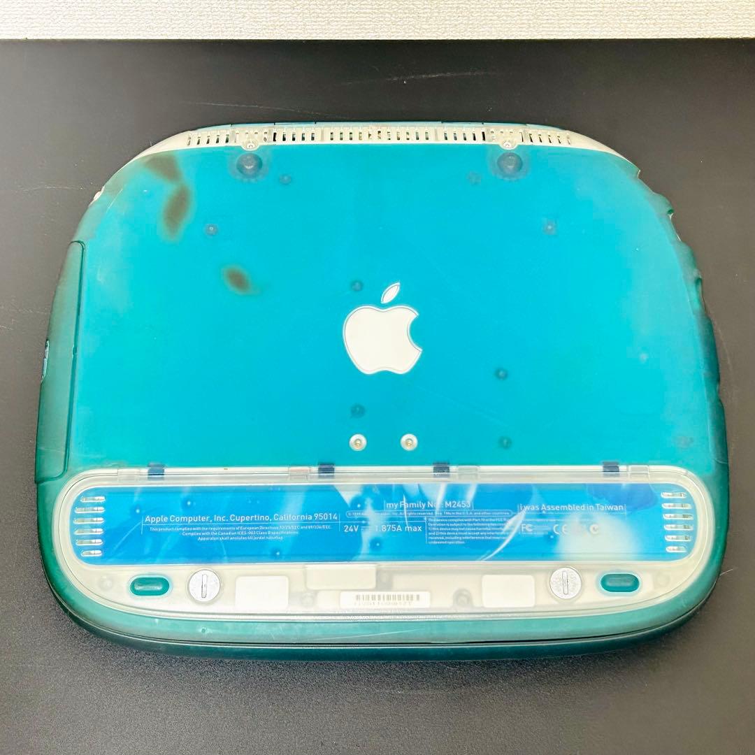 希少 Apple 初代iBook G3 クラムシェル型 M2453 ブルーベリー