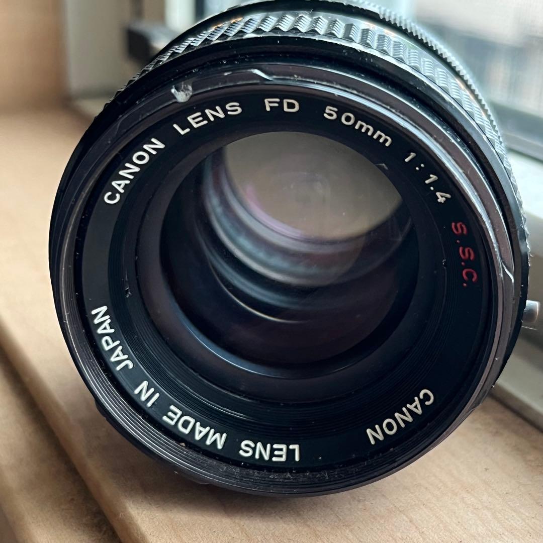 最終お値下げ　canon AEー１　動作確認済　f1.4 レンズ付フィルムカメラ