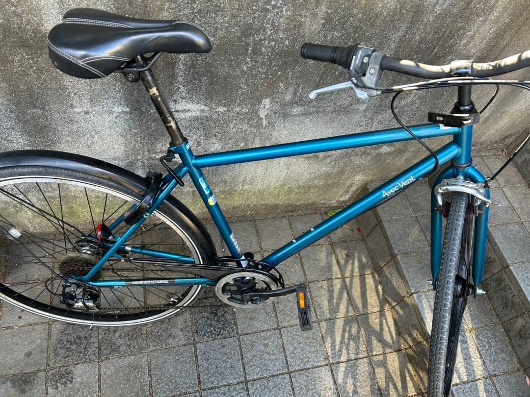 直接取りに来てください。値下げあり、非対面受取クロスバイク27インチ　正常に動作