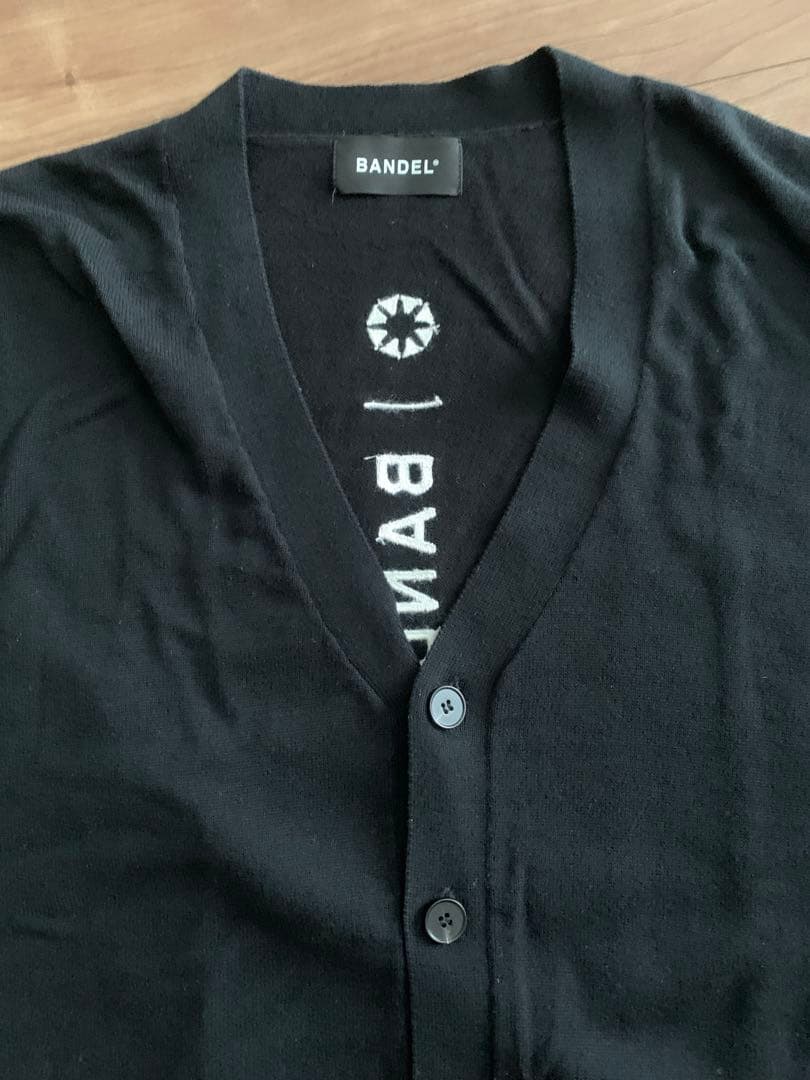 BANDEL ブラック ニットカーディガン　　IV（Lサイズ）　バンデル