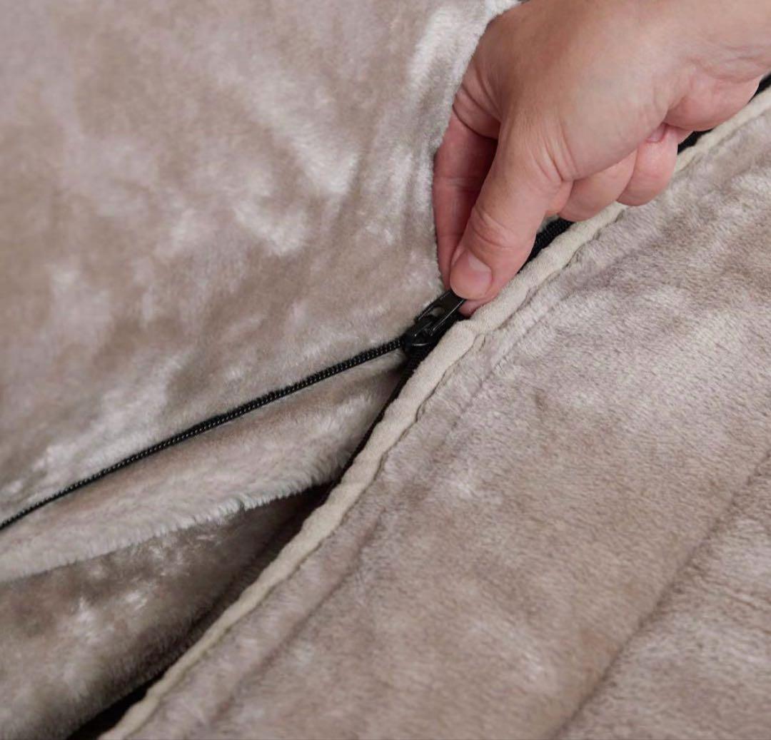 完売品　ベルメゾン グータラグ ダブルコーナーローソファーセット小　メルトロ