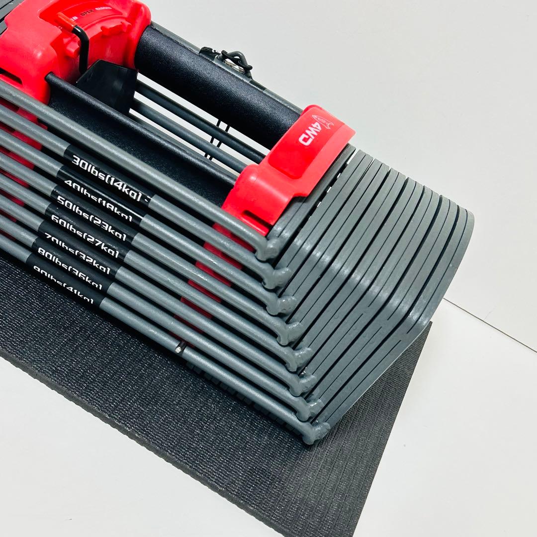 【送料無料】② 4WD ブロックダンベル 可変式ダンベル 約2.3kg〜41kg