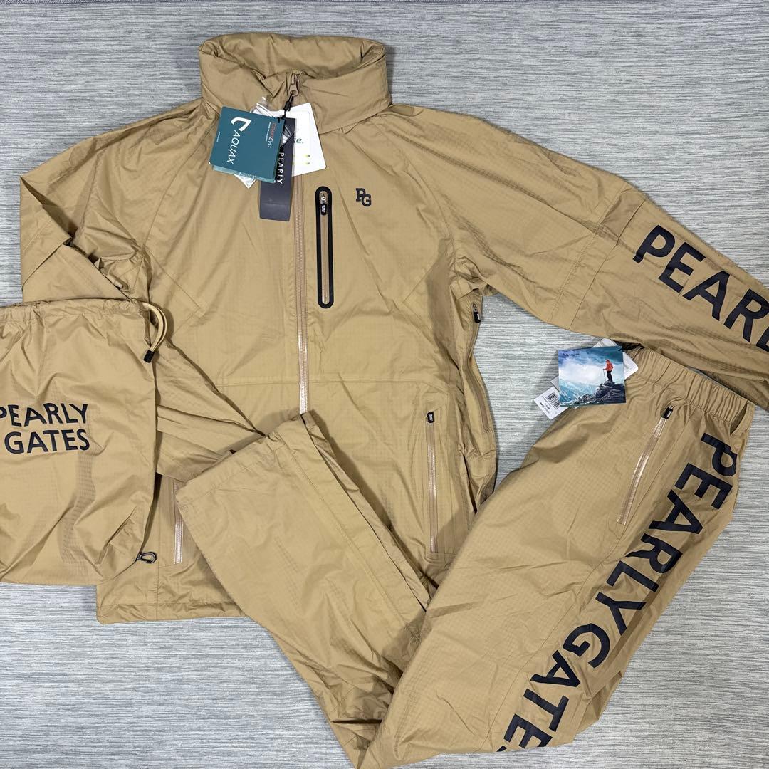 新品　PEALRY GATES ナイロンストレッチ 防水透湿　上下セットメンズ5