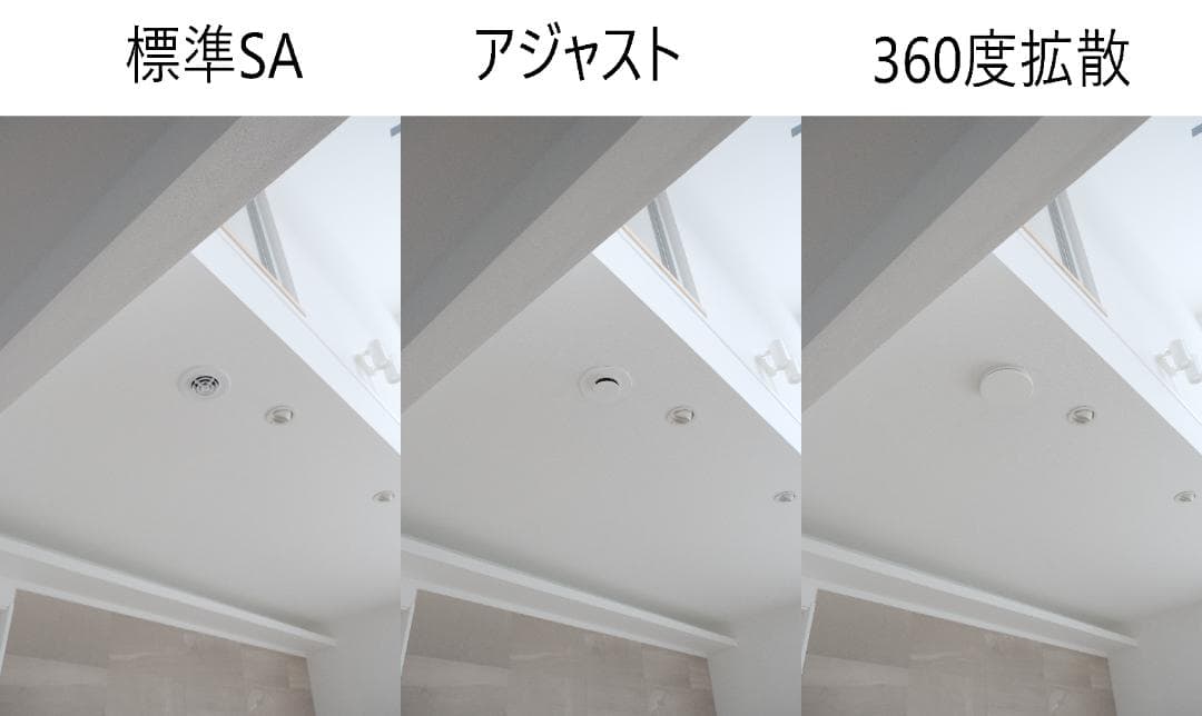 一条工務店用カスタムSAカバー アジャスト3個・360度拡散1個