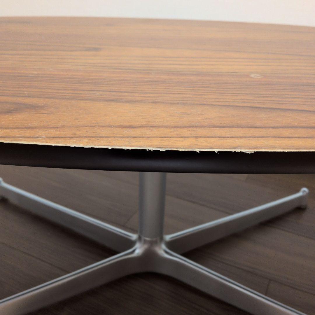 楕円形ブラウンセンターテーブル　Francfranc