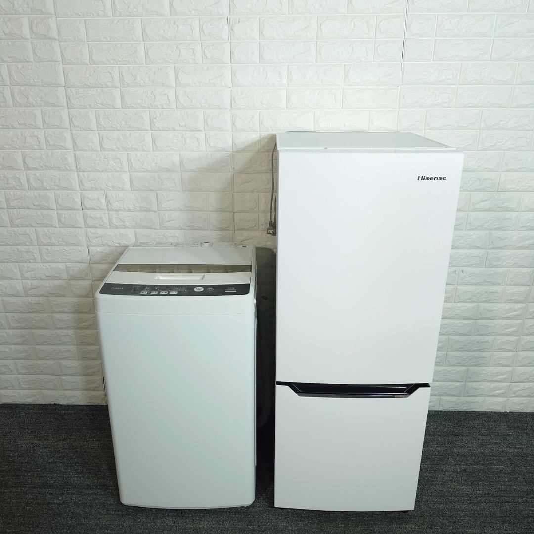生活家電 2点セット 冷蔵庫 150L 洗濯機 4.5kg 1人暮し A019