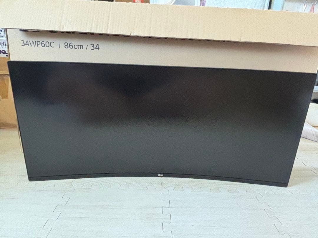 LG 34WP60C 曲面ディスプレイ 34インチ　難あり　またまた、値下げ中！