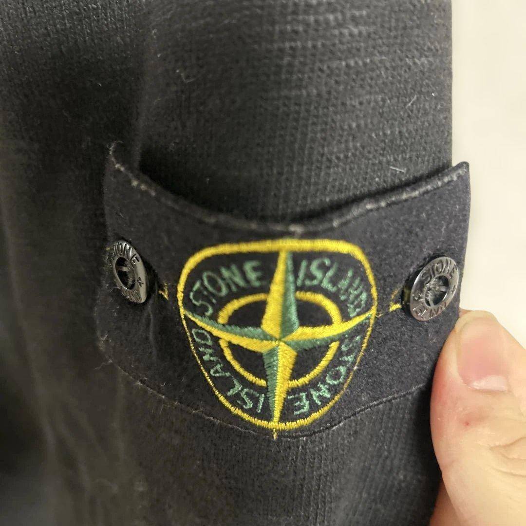 STONE  ブラック トレーナー　フリース