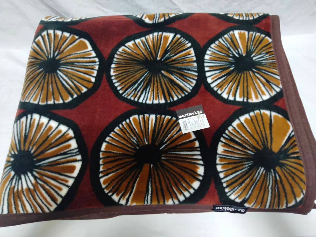 珠寿 マリメッコ MARIMEKKO 毛布 ブランケット かけ毛布