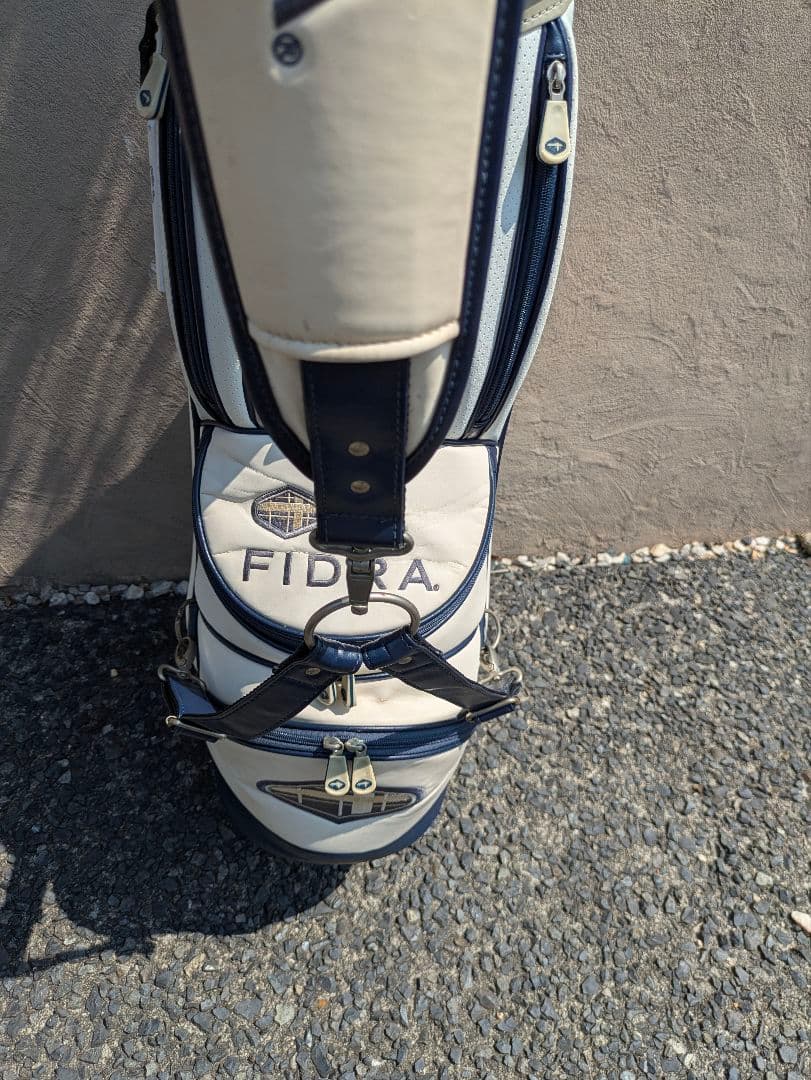 フィドラ大型キャディバッグ中古メンズFIDRAゴルフクラブバッグオシャレ