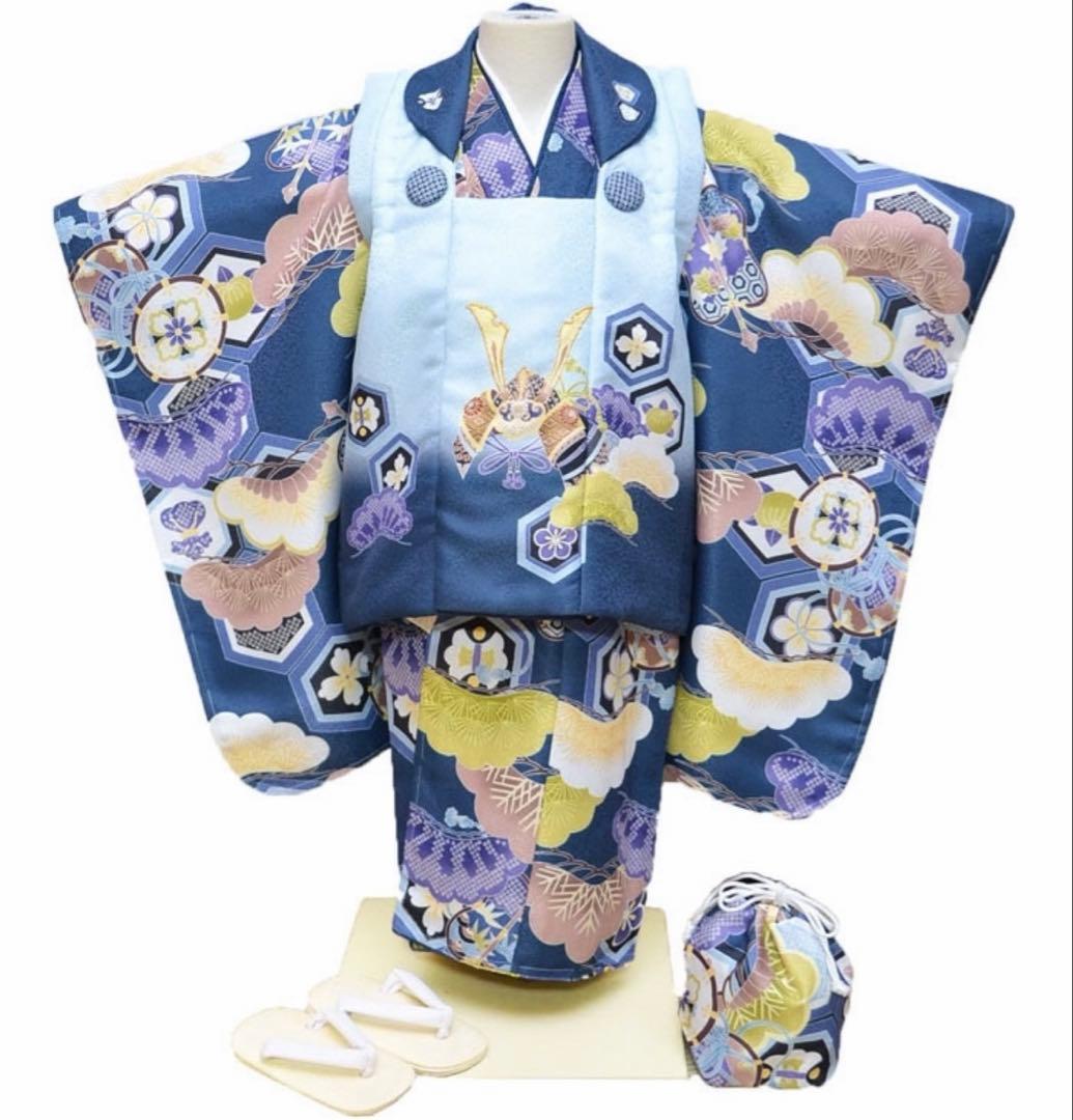 七五三　３歳　男の子　被布セット