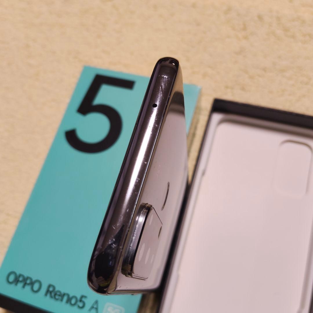 OPPO Reno 5 A 5G シルバーブラック 本体