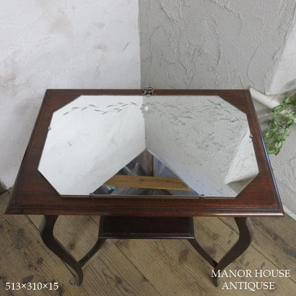 イギリス アンティーク 家具 ウォールミラー 壁掛け鏡 カフェ 英国 6406d