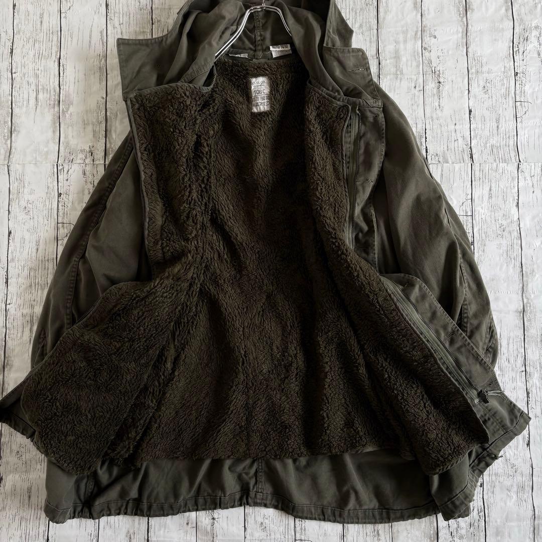 80s フランス軍 M64 フィールドパーカーモッズコート ライナー付 108C