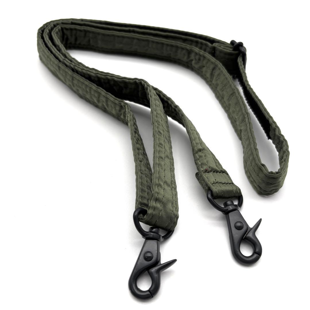 未使用に近い ポーター タンカー ミニ ショルダーバッグ ロゴ セージグリーン