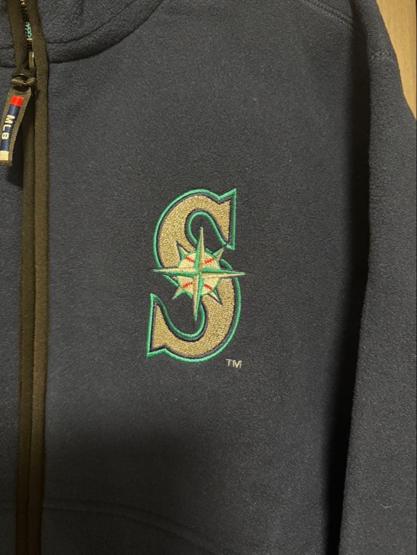 ⭐︎新品未使用⭐︎MLB シアトルマリナーズ フリースジャケット Lサイズ＋おまけ付