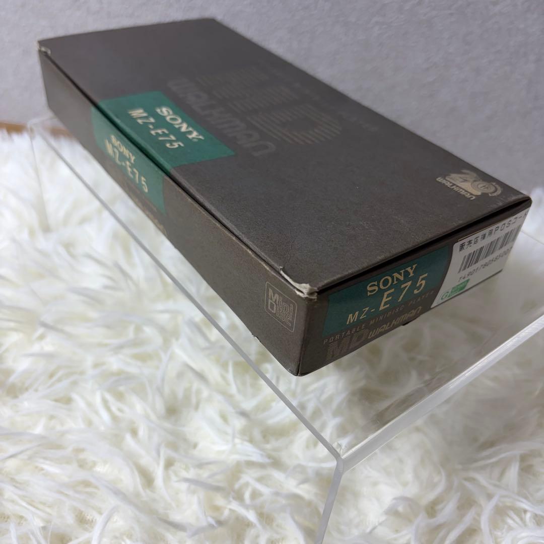 【完動品】SONY MD WALKMAN MZ-E75 グリーン MDプレーヤー
