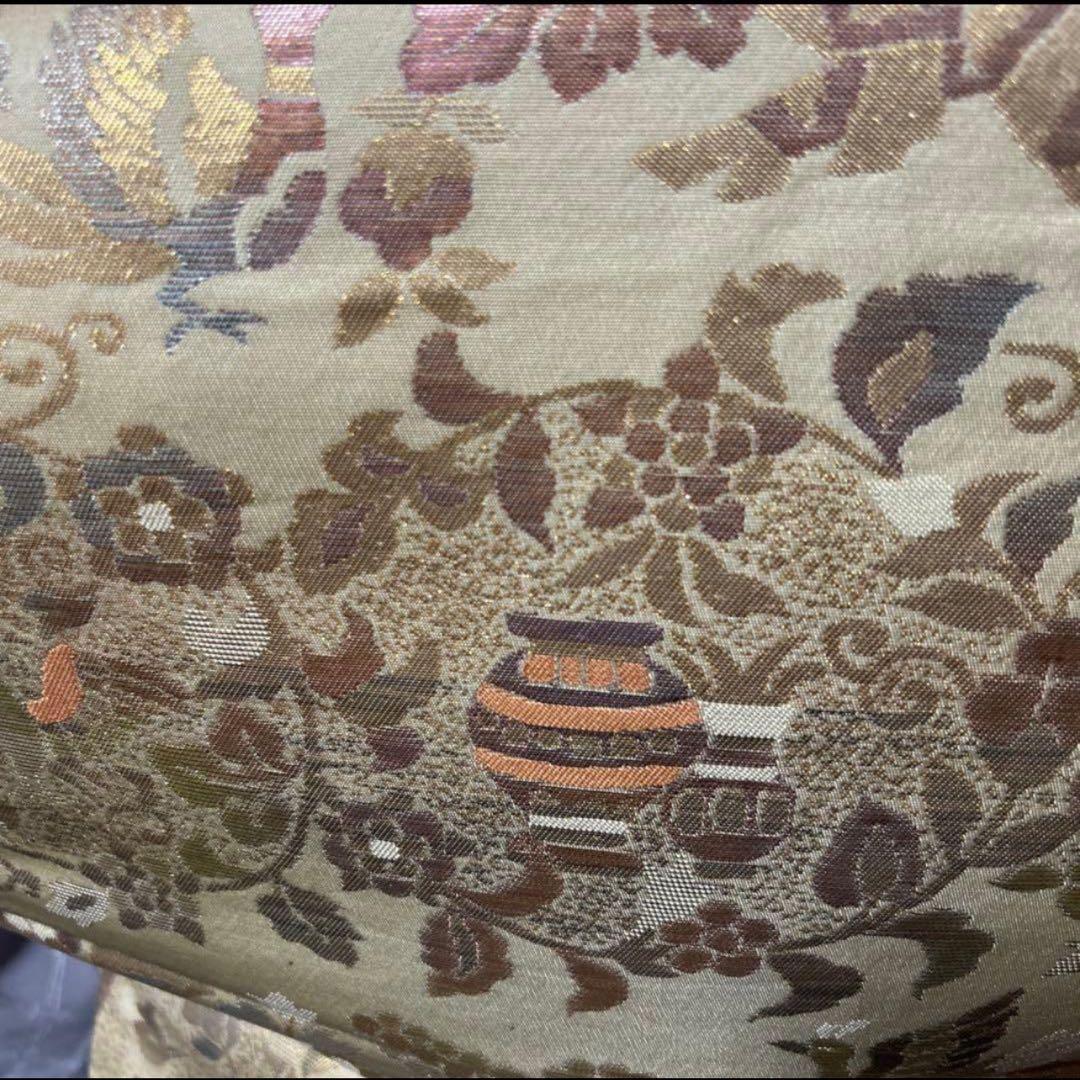 未使用近い　美品　袷　正絹　大島紬系　白山紬系　紋付　訪問着　フルセッ