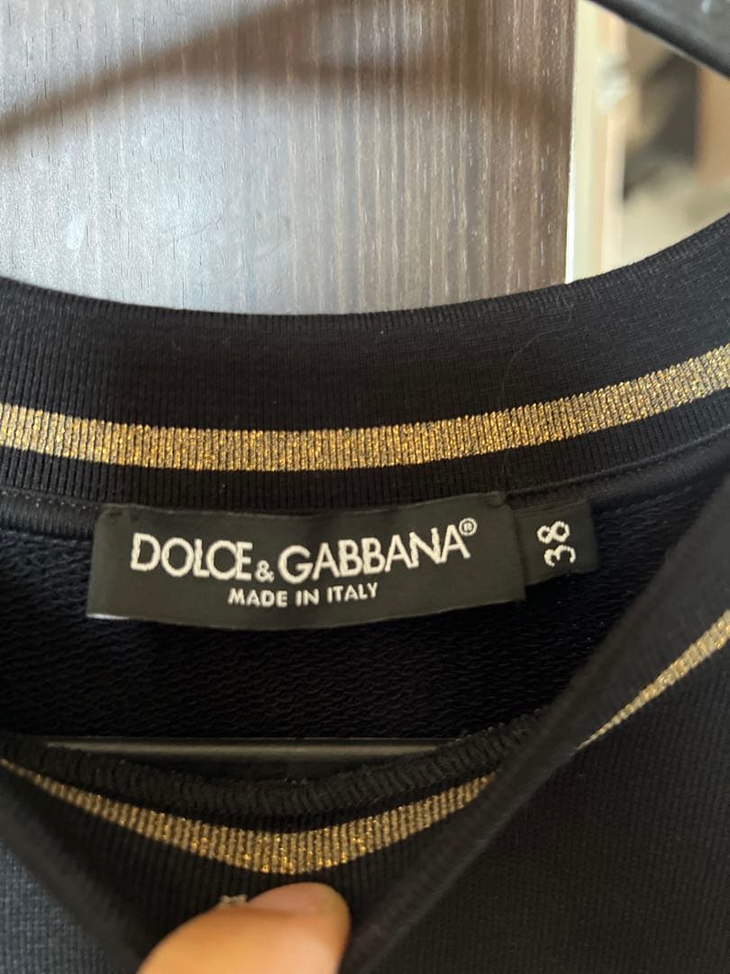 a*い様 D&G ブラック スウェット トレーナー サイズ38