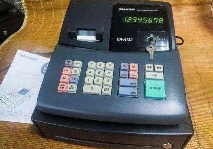 シャープレジスター　ER-A132　簡単便利特殊　送料込　008822