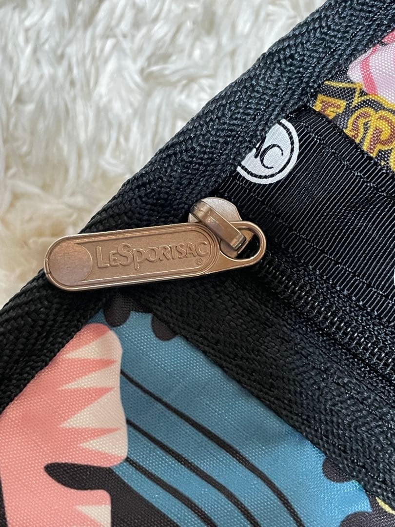 【美品】レスポートサック　ハワイ限定ワヒネフラ柄　ラージウィークエンダー