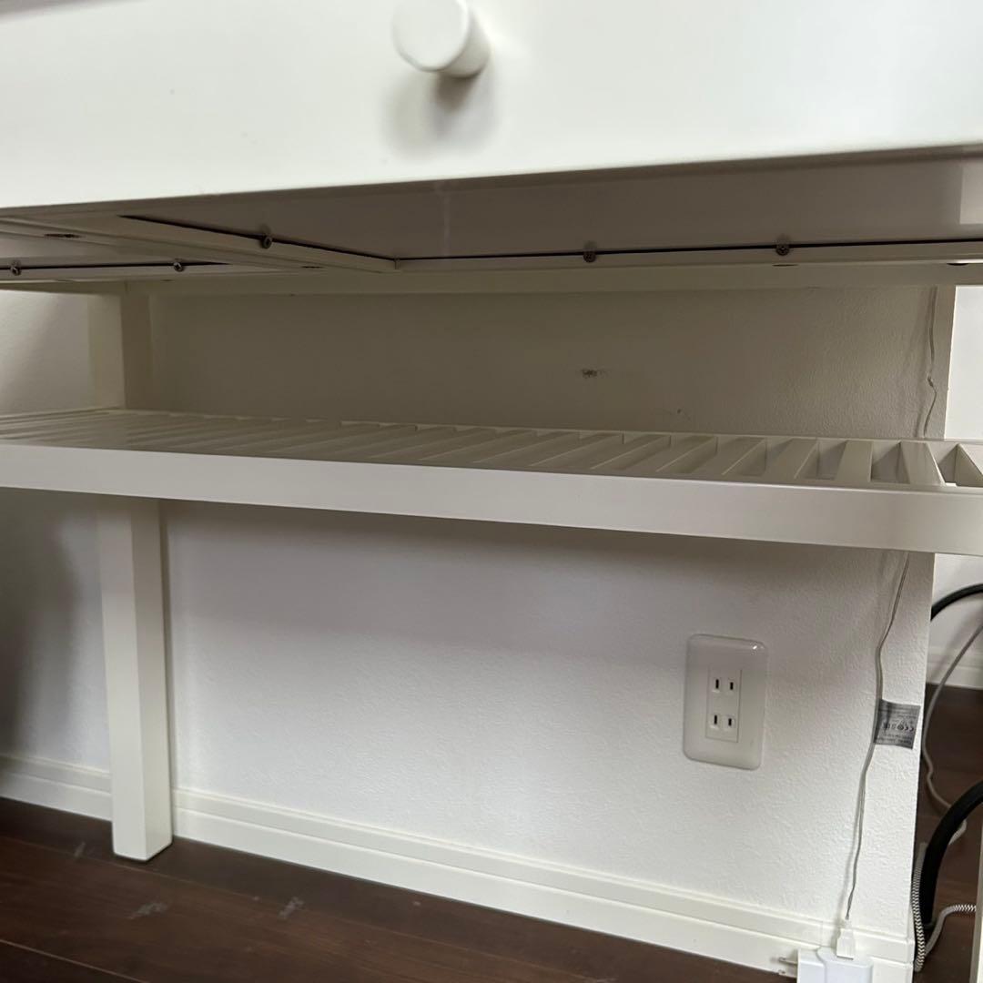 ACTUS 学習机　デスク　ホワイト　ガーリー　フレンチ　カントリー