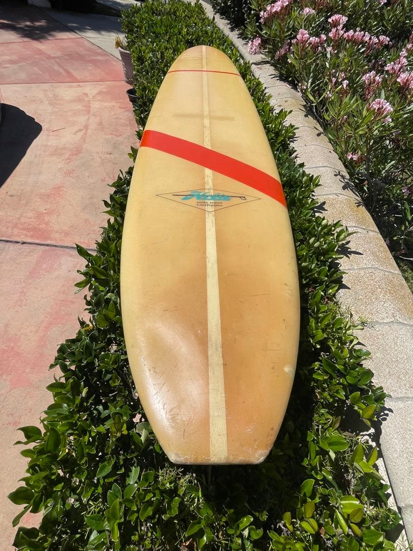激レア◇60'sビンテージ◇HOBIEホビー ロングボード◇9'8 ウッドフィン