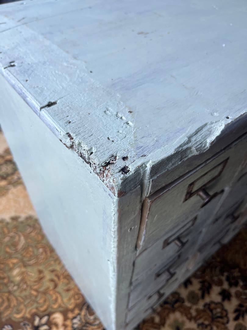 多収納 薬箪笥 古道具 アンティーク 昭和レトロ 当時物 チェスト インテリア