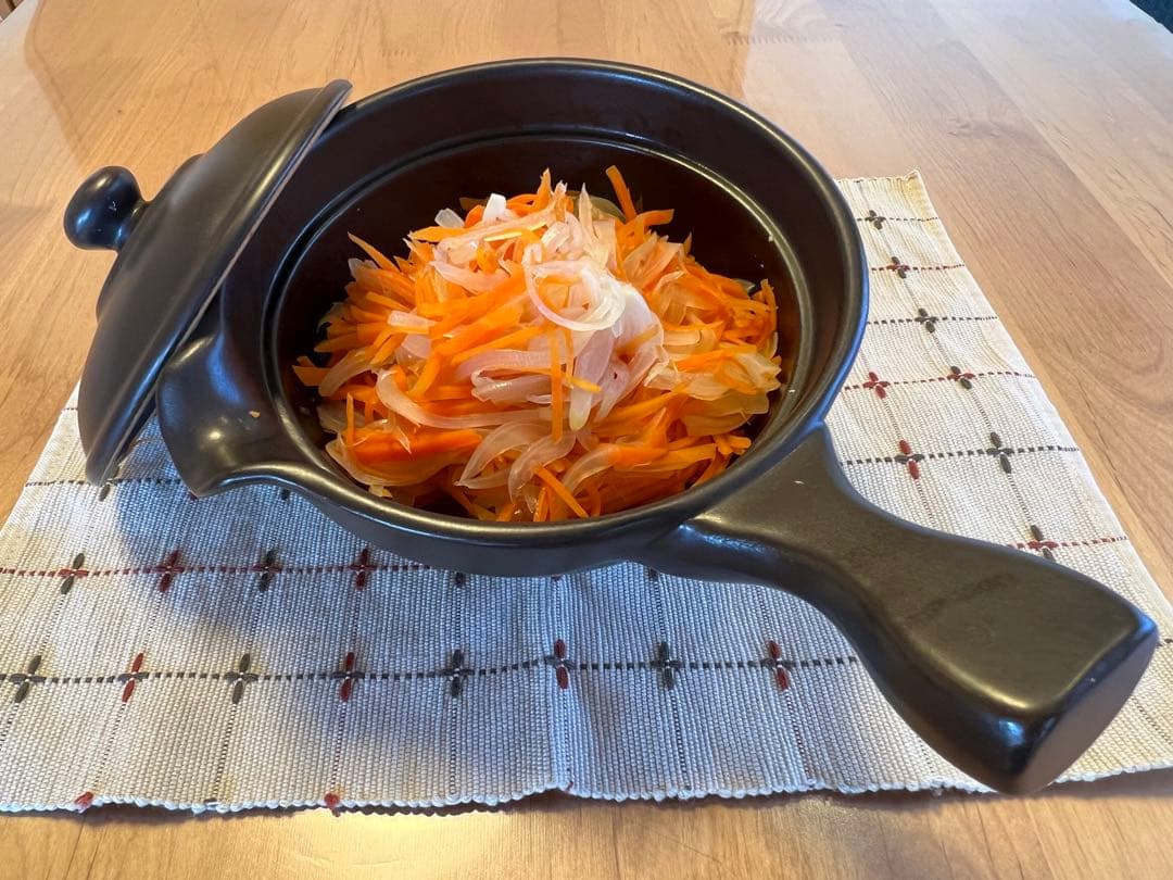 【新品】マイクロ波対策！電子レンジ専用　磁性鍋Lサイズ