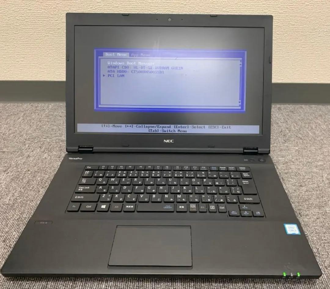 NECジャンクノートPC　SSD500GB　02　Core i5