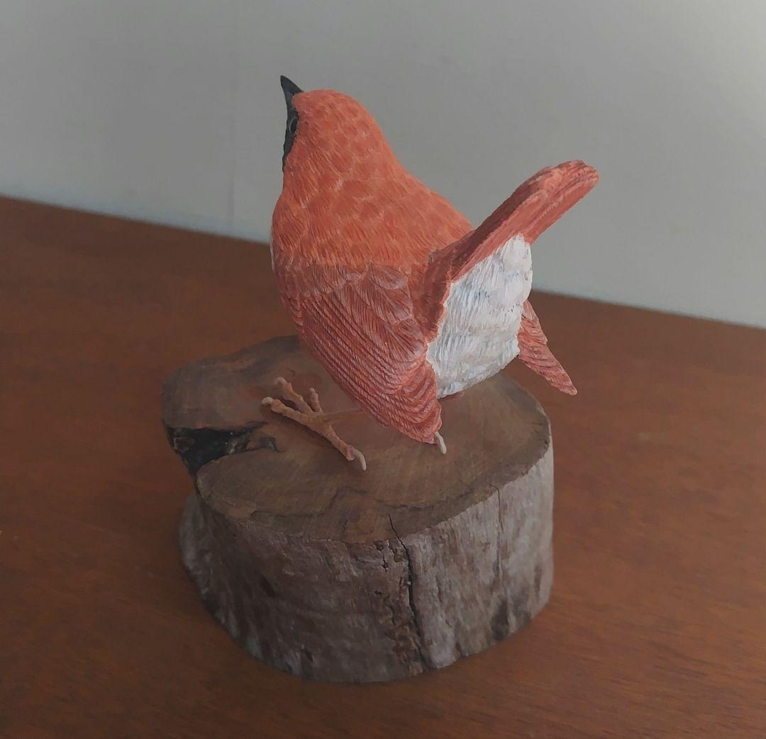 バードカービング　\"ホントウアカヒゲ”