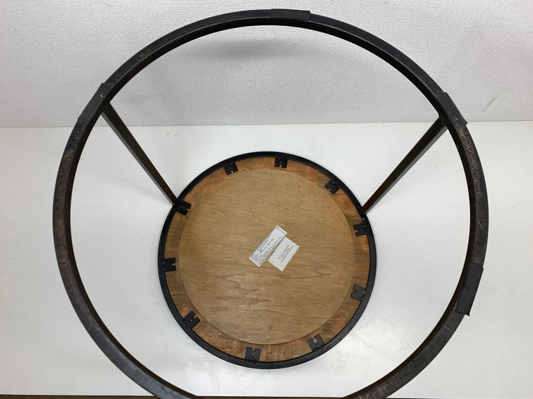 関家具 エルマ ラウンドサイドテーブル50 真鍮板 Φ50cm