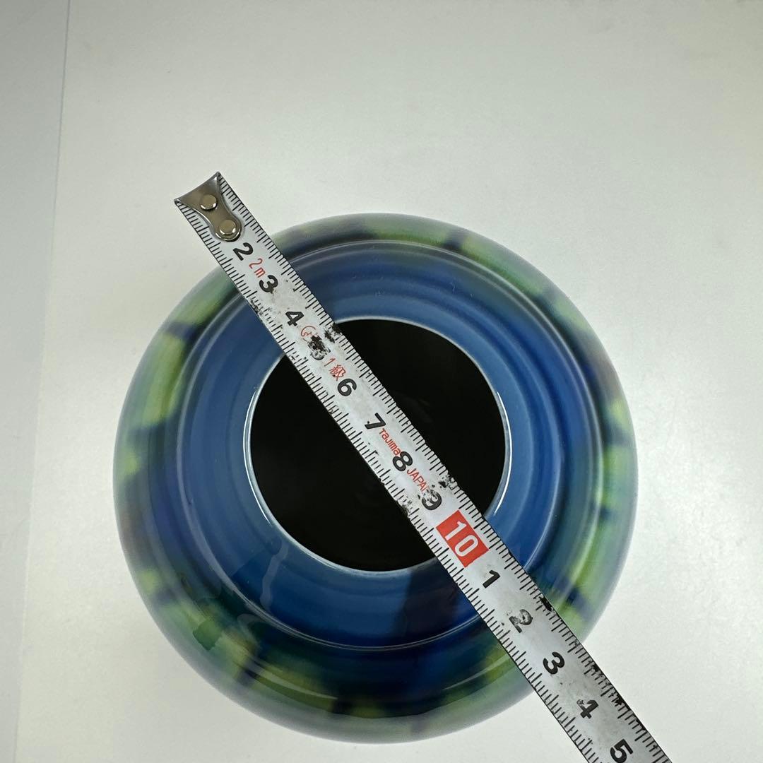 人間国宝　三代九谷八十吉　金銘燿彩壷　共箱　東Y7-0416☆2Fチヒチサ