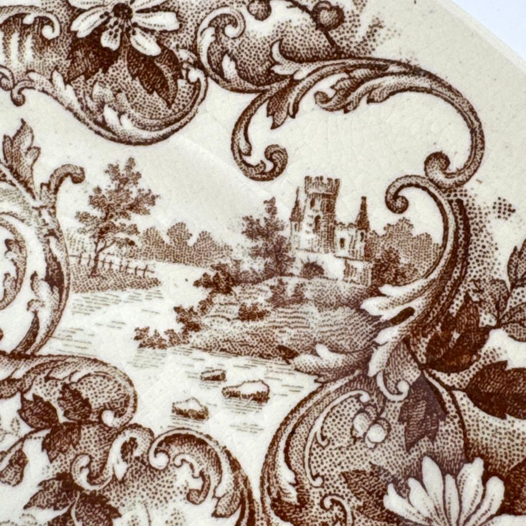 フランスアンティーク　ショワジールロワ　ポンパドール　ディナープレート