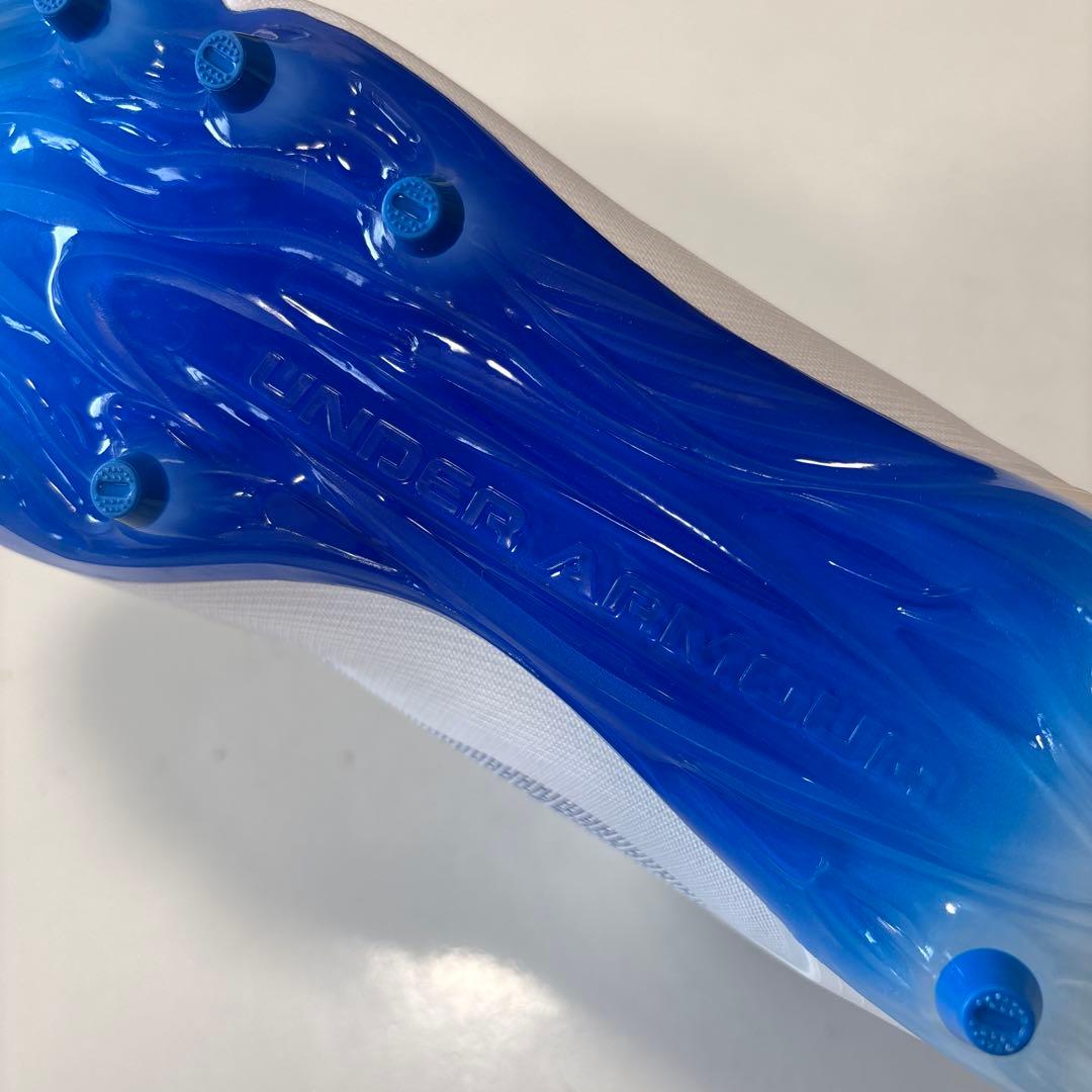 Under Armour スパイクハイカットホワイト/ブルー