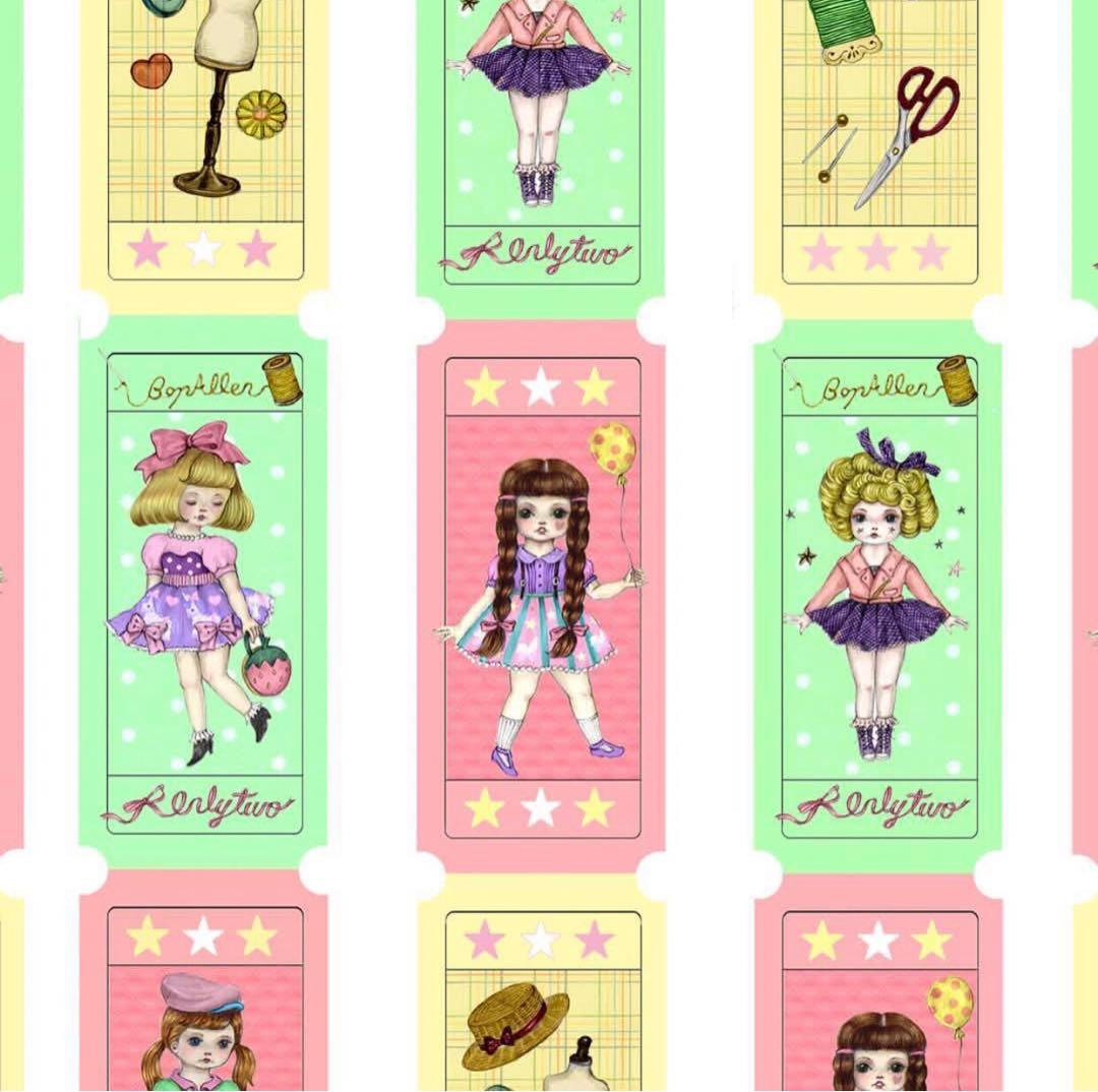 海外作家マスキングテープ36巻セット　OnlyTwo 閣樓日　Lovely徐徐