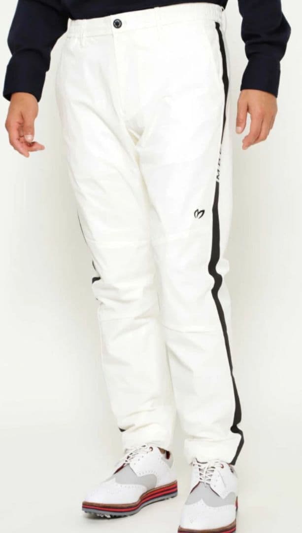 マスターバニー　2WAY ナイロン ウルトラ ストレッチ タフタ パンツ　白黒