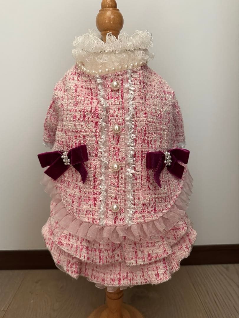 luxebirdieアデルSワンピジャケットバレッタ3点セットリュクスバーディ