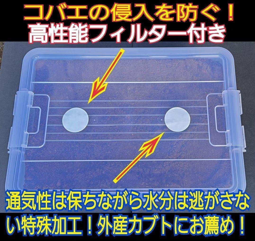 デカイ！20Lケース入りプレミアム発酵カブトムシマット【2セット】幼虫入れるだけ