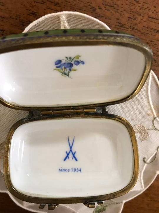 Meissen マイセン アンティーク小物入れ