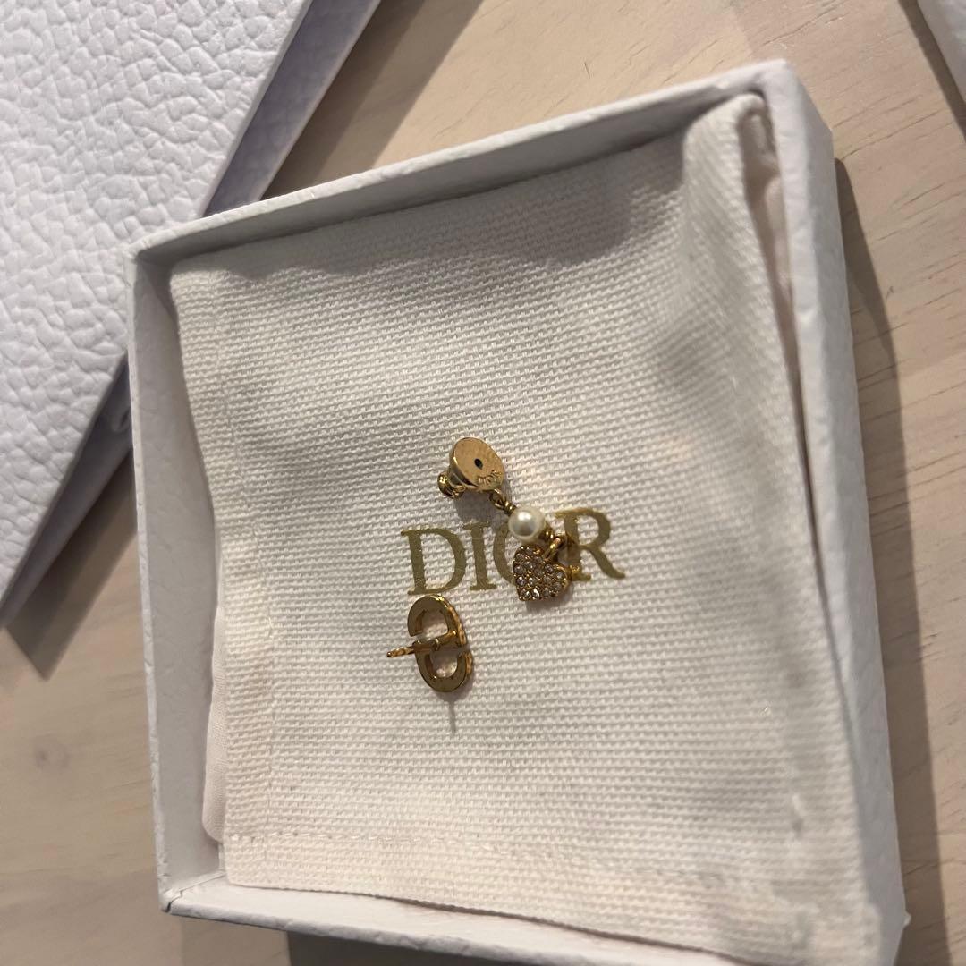 ［正規品　美品］ dior ハートビジューピアス　片方