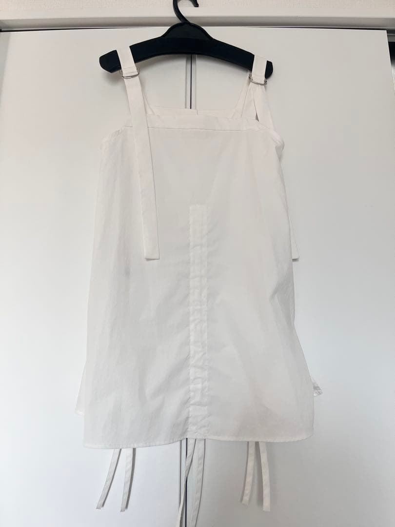 UN3D.　アンスリード　HEM GATHER SH CAMISOLE ホワイト